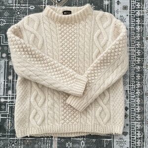 Cozy Cream Cable Knit Sweater